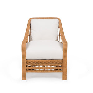 Wicker Carolina Dining Chair with cushions by Bunny Williams Home