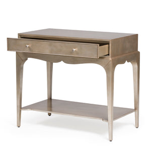 Isabella Side Table in silver by Bunny Williams Home
