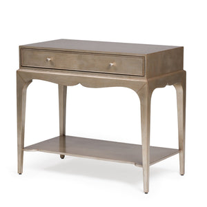 Isabella Side Table in silver by Bunny Williams Home