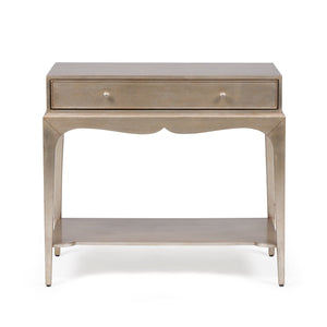 Isabella Side Table in silver by Bunny Williams Home