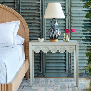 Small Pheasant Feather Lamp (Blue)