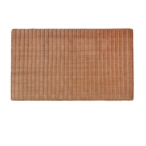 Wicker Kenan Side Table in Bunny Williams Home