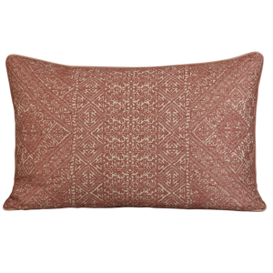 Rectangular fez weave cushion - throw pillow