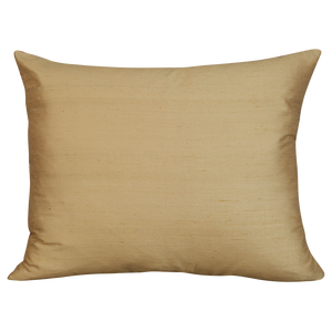 Rectangular multicoloured silk and cotton Ikat cushion
