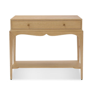 Isabella Side Table in an Oak finish by Bunny Williams Home