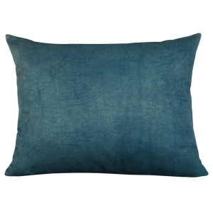 Silk Jajim Cushion/ pillow - Pale blue and magenta and blue stripe
