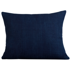 Silk Jajim Cushion/ pillow - Royal blue and pink and denim blue stripe