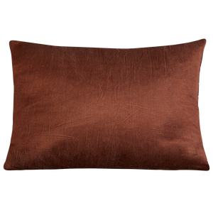 Silk Jajim cushion - Terracotta/green and multicoloured full Jajim
