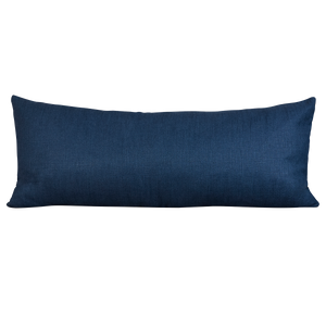 Long rectangular Kente cloth African cushion - Blue/red/yellow multicolour