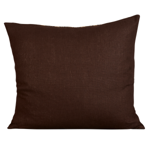 Rectangular African geometric Kuba cloth cushion