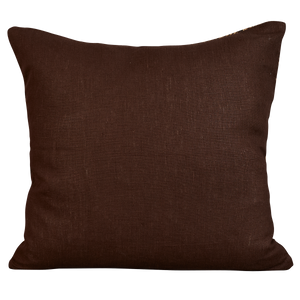 Rectangular African geometric Kuba cloth cushion