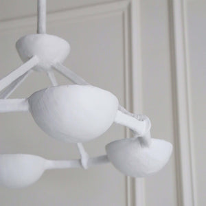 Mini Elena Ceiling Light – White Plaster Finish