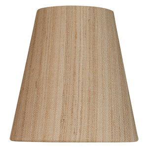 5 Inch Tall Clip-On Hardback Mulberry Silk Shade | NUS