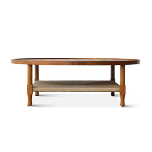 Indoor/Outdoor New York Athletic Club Round Coffee Table