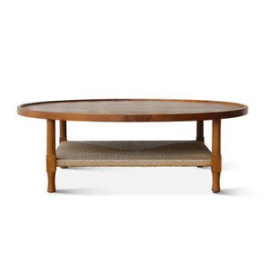 Indoor/Outdoor New York Athletic Club Round Coffee Table