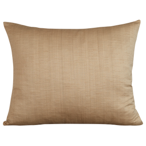 Rectangular cushion in Armure Canneli by Claremont - Limestone