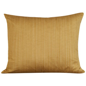 Rectangular cushion in Armure Canneli by Claremont - Gold