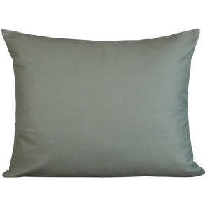 Rectangular cushion in Armure Canneli by Claremont - Sea Foam
