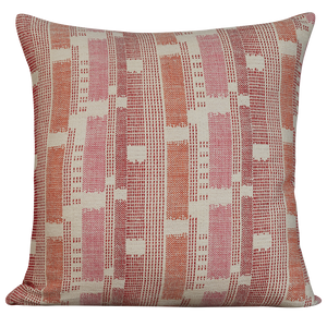 Square cushion in Loom Weave by Christopher Farr - hot pink