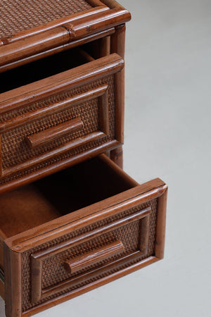 Cubitt Rattan Bedside Table