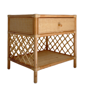 Sabina Rattan Bedside Table