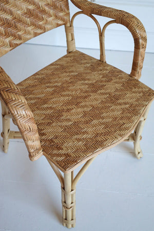 Pied de Poule Rattan Chair | PMC