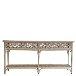 Pied de Poule Rattan Console | PMC