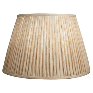 16 Inch Raw umber Mulberry silk lampshade
