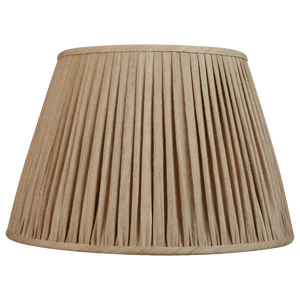 16 Inch Raw umber Mulberry silk lampshade
