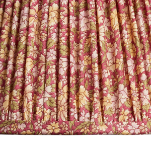 8 inch - 20 cm Floral Silk Sari Lampshade