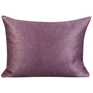 Rectangular silk suzani cushion with small petal floral design