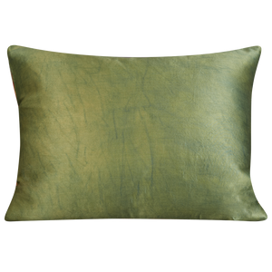 Rectangular paisley design suzani on gold/yellow ground