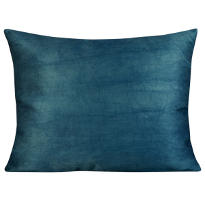 Rectangular Blue and pale blue foliate design suzani on pink ground