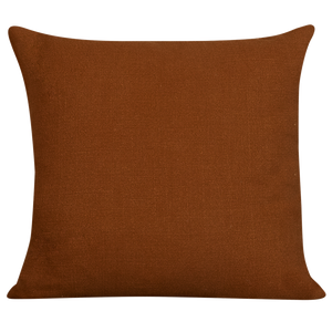 Square Timor woven cushion - Cognac