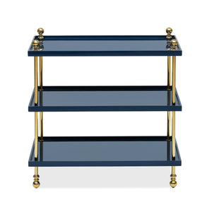 Tiered Drinks Table (Marine Blue)