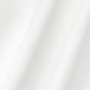 Drawn Thread Linen Complimentary Plain Fabric | VOL - Ivory White
