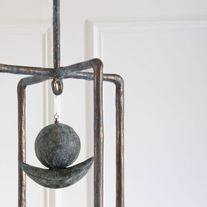 Luna Chandelier - Bronze Verdigris