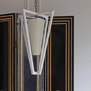 Luna Lantern Chandelier - White
