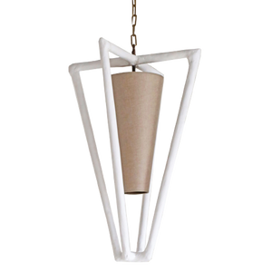 Luna Lantern Chandelier - White