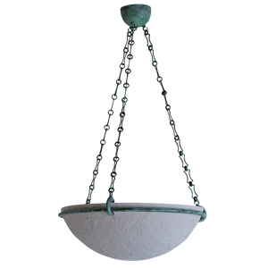 Milan Pendant - White/Verdigris