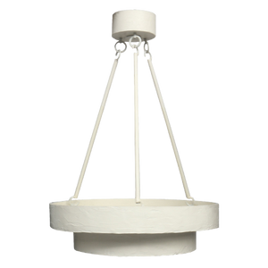 Optic Chandelier, White