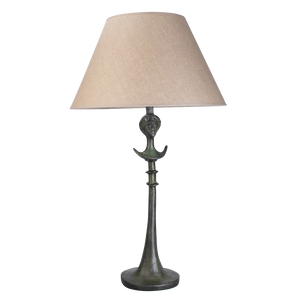Stela Table Lamp in Verdigris