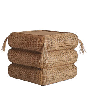 Rattan Cushion Stool