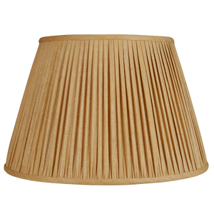 17 inch Yellow ochre Mulberry silk lampshade