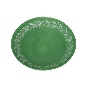 Anna Reverse Green Serving Bowl