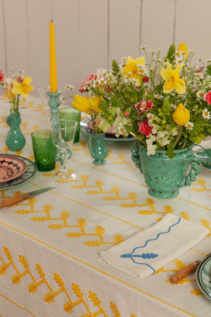 Yellow Vine Tablecloth