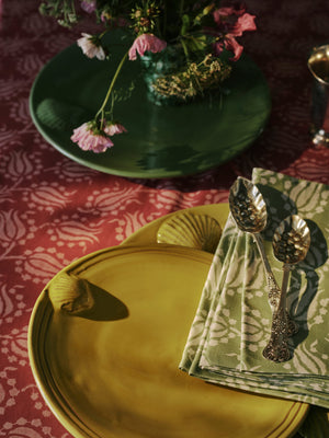 Yellow Caracol Dinner Plate