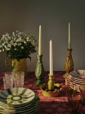 Yellow Garland Candlestick