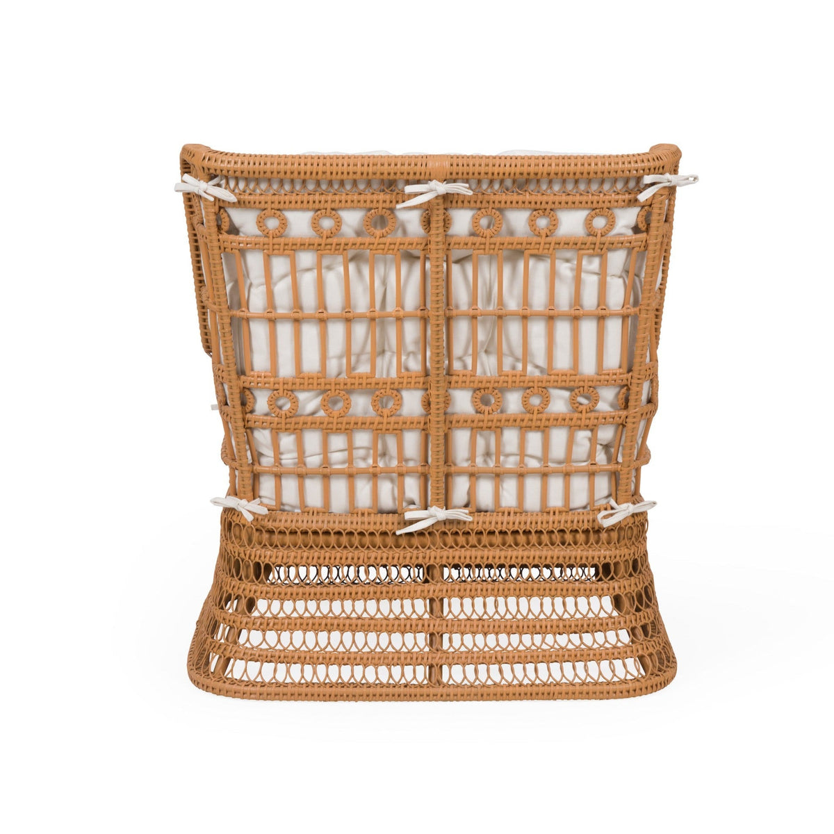 Wicker Kinley Armchair with cushions by Bunny Williams Home