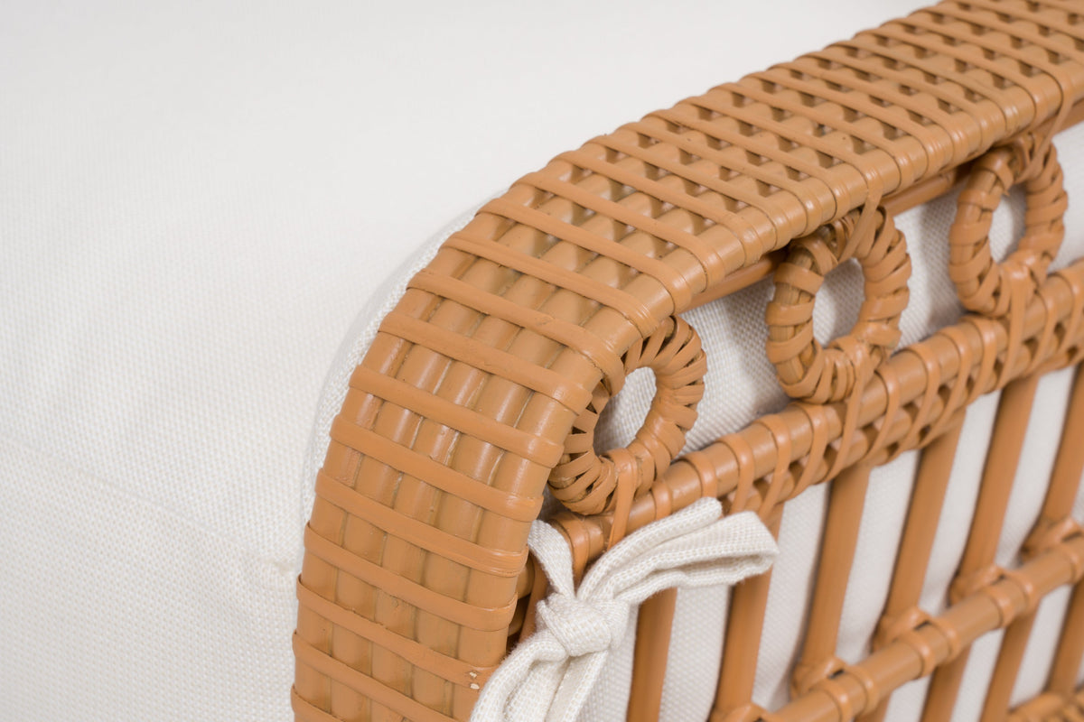 Wicker Kinley Armchair with cushions by Bunny Williams Home